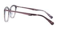 Gradient Grey Aspire Beatrice Cat-eye Glasses - Side