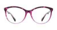 Gradient Pink Aspire Beatrice Cat-eye Glasses - Front