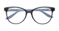 Black Aspire Dahlia Cat-eye Glasses - Flat-lay