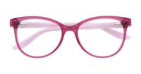 Pink Aspire Dahlia Cat-eye Glasses - Flat-lay