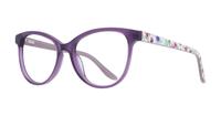 Purple Aspire Dahlia Cat-eye Glasses - Angle