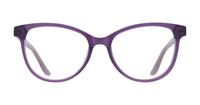 Purple Aspire Dahlia Cat-eye Glasses - Front