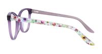 Purple Aspire Dahlia Cat-eye Glasses - Side