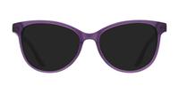 Purple Aspire Dahlia Cat-eye Glasses - Sun