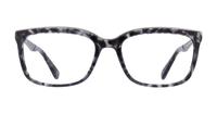 Grey Havana Aspire Delores Rectangle Glasses - Front