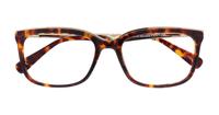 Havana Aspire Delores Rectangle Glasses - Flat-lay