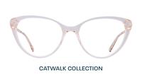 Crystal Nude Aspire Fifi Cat-eye Glasses - Front
