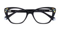 Black Aspire Gigi Cat-eye Glasses - Flat-lay