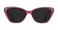Crystal Dark Pink Aspire Gigi Cat-eye Glasses - Sun