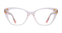 Crystal Nude Aspire Gigi Cat-eye Glasses - Front