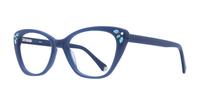 Milky Blue Aspire Gigi Cat-eye Glasses - Angle