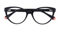 Black Aspire Greta Cat-eye Glasses - Flat-lay
