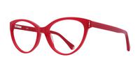 Burgundy Aspire Greta Cat-eye Glasses - Angle