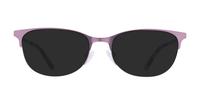 Matte Pink Aspire Gwen Rectangle Glasses - Sun