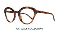 Havana Aspire Harley Cat-eye Glasses - Angle