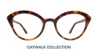 Havana Aspire Harley Cat-eye Glasses - Front