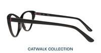 Black Aspire Harriet Cat-eye Glasses - Side
