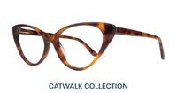 Havana Aspire Harriet Cat-eye Glasses - Angle