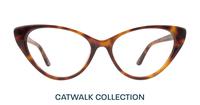 Havana Aspire Harriet Cat-eye Glasses - Front