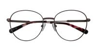 Matte Dark Grey Aspire Jane Oval Glasses - Flat-lay