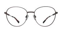Matte Dark Grey Aspire Jane Oval Glasses - Front