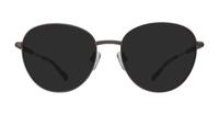 Matte Dark Grey Aspire Jane Oval Glasses - Sun