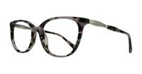 Havana Grey / Red Aspire Janet Oval Glasses - Angle