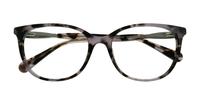 Havana Grey / Red Aspire Janet Oval Glasses - Flat-lay
