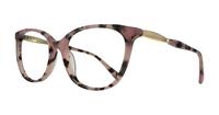 Havana Pink Aspire Janet Oval Glasses - Angle