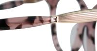 Havana Pink Aspire Janet Oval Glasses - Detail