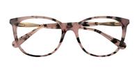 Havana Pink Aspire Janet Oval Glasses - Flat-lay