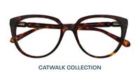 Havana Aspire Kyro Cat-eye Glasses - Flat-lay