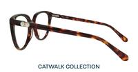 Havana Aspire Kyro Cat-eye Glasses - Side