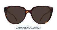 Havana Aspire Kyro Cat-eye Glasses - Sun