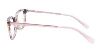 Pink Aspire Luna Rectangle Glasses - Side