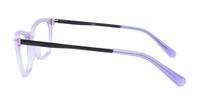 Purple Aspire Luna Rectangle Glasses - Side
