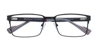 Black Ben Sherman Brook Rectangle Glasses - Flat-lay