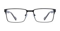 Black Ben Sherman Brook Rectangle Glasses - Front