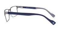Gunmetal Ben Sherman Brook Rectangle Glasses - Side