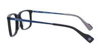 Black/Navy Ben Sherman Chester Rectangle Glasses - Side