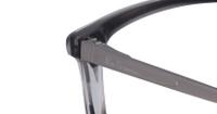 Grey Tortoise Ben Sherman Chester Rectangle Glasses - Detail
