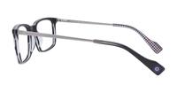 Grey Tortoise Ben Sherman Chester Rectangle Glasses - Side
