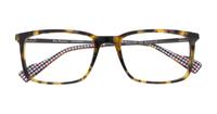 Tortoise Gunmetal Ben Sherman Chester Rectangle Glasses - Flat-lay