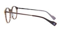 Brown Horn Ben Sherman Fitzroy Round Glasses - Side