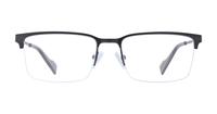 Gunmetal Ben Sherman Goswell Rectangle Glasses - Front