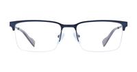 Matte Navy Ben Sherman Goswell Rectangle Glasses - Front