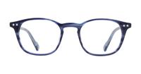 Blue Ben Sherman Lawrence Square Glasses - Front