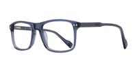 Light Blue Ben Sherman Newgate Rectangle Glasses - Angle