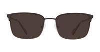 Matte Gunmetal/Brown Ben Sherman Norton Rectangle Glasses - Sun