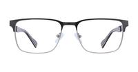 Dark Gunmetal Ben Sherman Stanley Rectangle Glasses - Front